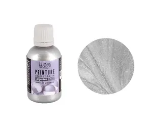Patis Decor Zilveren eetbare verf, 60 g