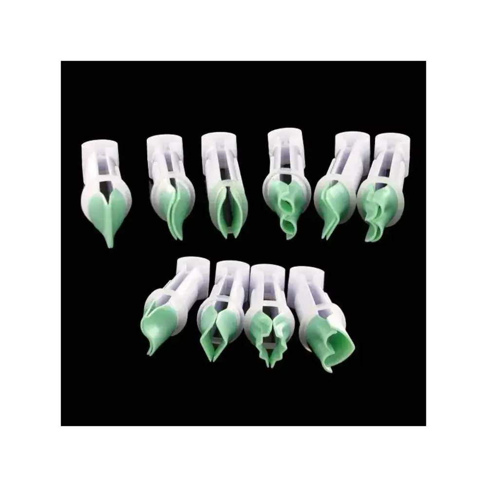Patis Decor Fondant crimpers, assorted patterns, set of 10, plastic Patis Decor Fondant crimpers, assorted patterns, set of 10, plastic
