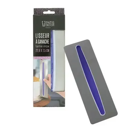 Patis Decor Ganache smoother, stainless steel, anti-slip handle, 22.6 x 7.5 cm Patis Decor Ganache smoother, stainless steel, anti-slip handle, 22.6 x 7.5 cm