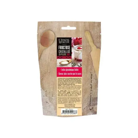 Patis Decor Gekristalliseerd fructosepoeder, zoeter dan suiker, 300 g