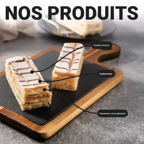 Patis Decor Witte banketbakkersfondant voor het glaceren van éclairs en millefeuilles, 1 kg Patis Decor Witte banketbakkersfondant voor het glaceren van éclairs en millefeuilles, 1 kg