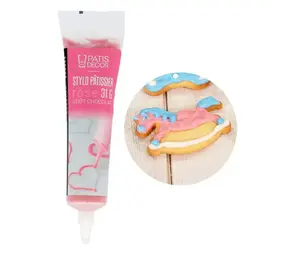 Patis Decor Pink chocolate-flavour pastry pen, 31 g