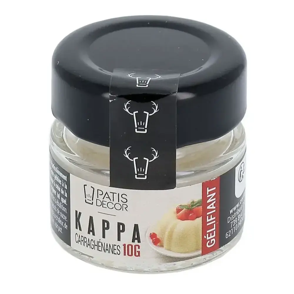 Patis Decor Kappa carrageenan, plant-based gelling agent, 10 g Patis Decor Kappa carrageenan, plant-based gelling agent, 10 g