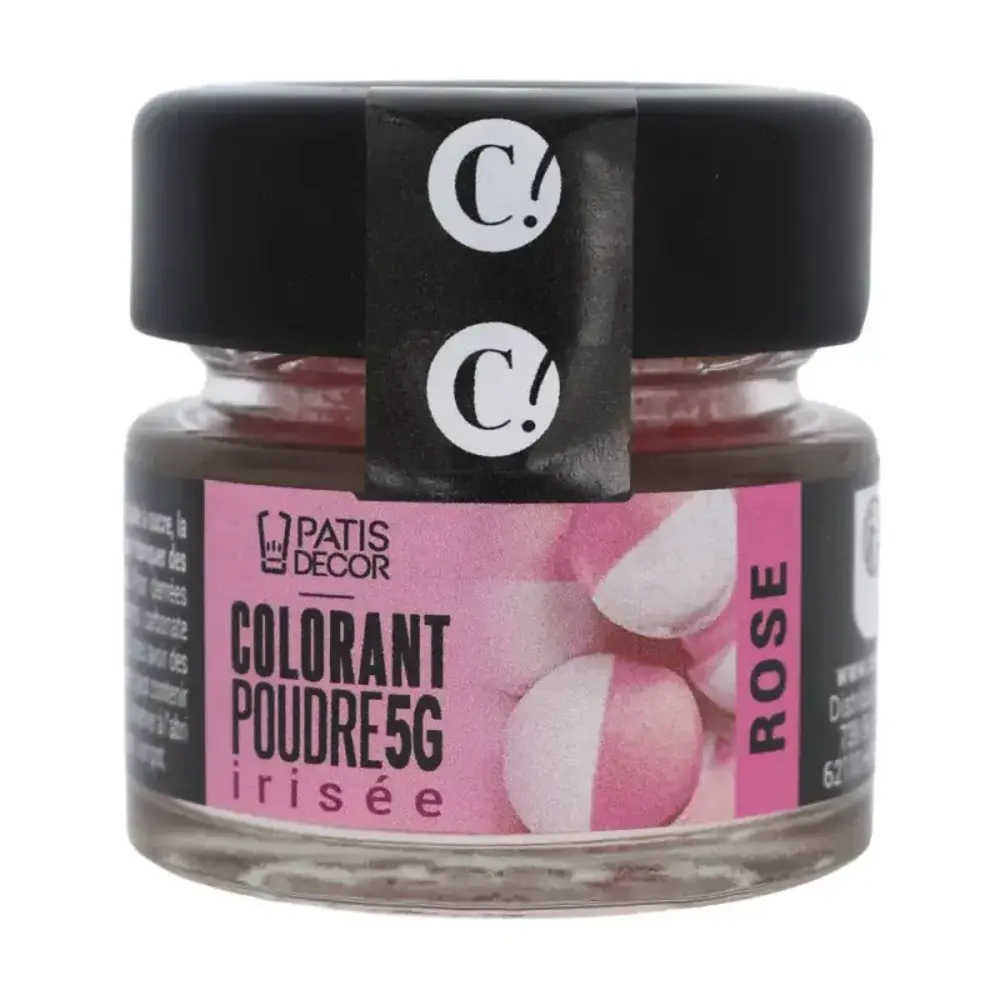 Patis Decor Iridescent pearlescent dusting food colour, pink, 5 g Patis Decor Iridescent pearlescent dusting food colour, pink, 5 g