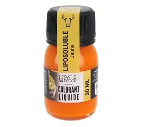 Patis Decor Yellow fat-soluble food colouring, 30 ml Patis Decor Yellow fat-soluble food colouring, 30 ml