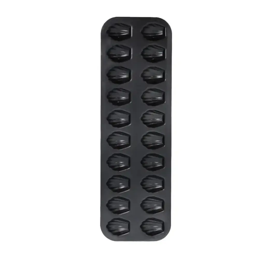 Patis Decor Mini madeleine mould, 20 cavities (4 x 3 cm), non-stick steel, PFAS-free