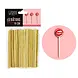 Patis Decor Bamboo lollipop sticks, 10 cm, pack of 50, for chocolate lollipops and cake pops