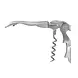 Patis Decor Stalen 3-in-1 kelnersmes met kartelmesje en flesopener Patis Decor Stalen 3-in-1 kelnersmes met kartelmesje en flesopener
