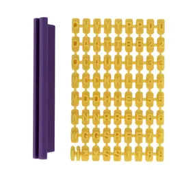 Patis Decor Biscuit stamp kit, numbers and letters