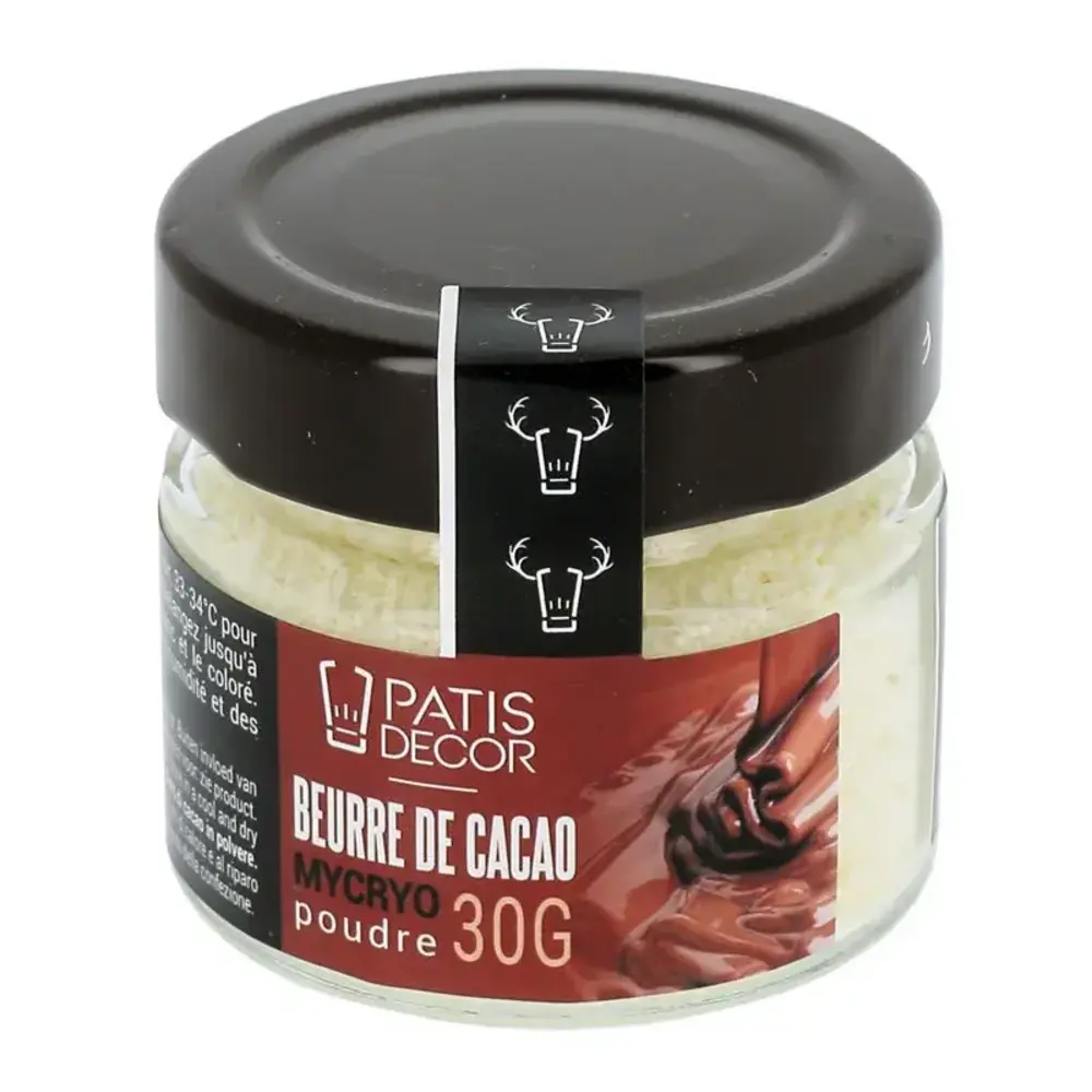 Patis Decor Mycryo 100% cocoa butter powder for tempering and cooking, 30 g