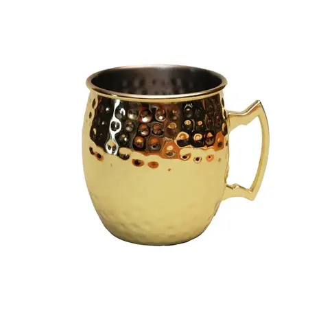 Patis Decor Moscow Mule stainless steel cocktail cup with handle, 550 ml