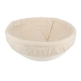 Patis Decor Rond rotan en linnen rijsmandje, 20 cm Patis Decor Rond rotan en linnen rijsmandje, 20 cm