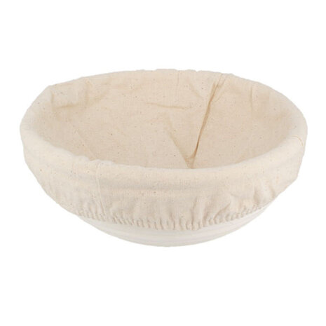 Patis Decor Round rattan and linen banneton proofing basket, 20 cm, for a 500 g loaf Patis Decor Round rattan and linen banneton proofing basket, 20 cm, for a 500 g loaf