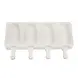 Silicone ice cream mold Magnum, 4 90 x 50 mm cavities