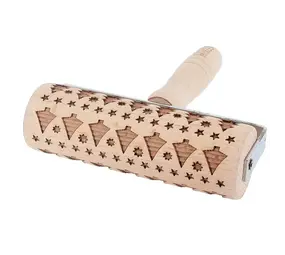 Patis Decor Roller met patroon 15,5cm bomen Patis Decor Roller met patroon 15,5cm bomen