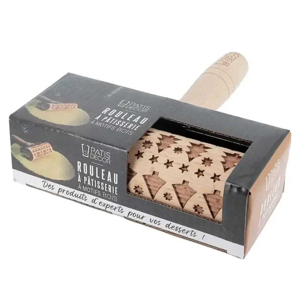 Patis Decor Roller met patroon 15,5cm bomen Patis Decor Roller met patroon 15,5cm bomen
