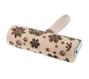 Patis Decor Roller met patroon 15,5cm sneeuw Patis Decor Roller met patroon 15,5cm sneeuw