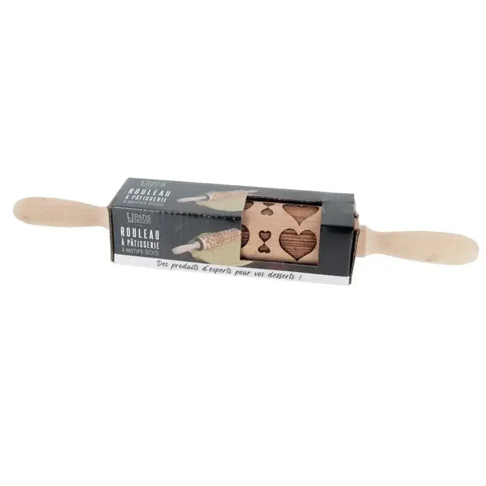 Patis Decor Roller met patroon 35cm harten Patis Decor Roller met patroon 35cm harten
