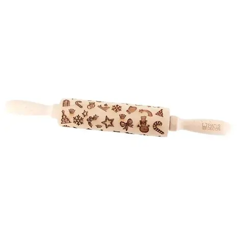 Patis Decor Roller met patroon 35cm kerst 2 Patis Decor Roller met patroon 35cm kerst 2