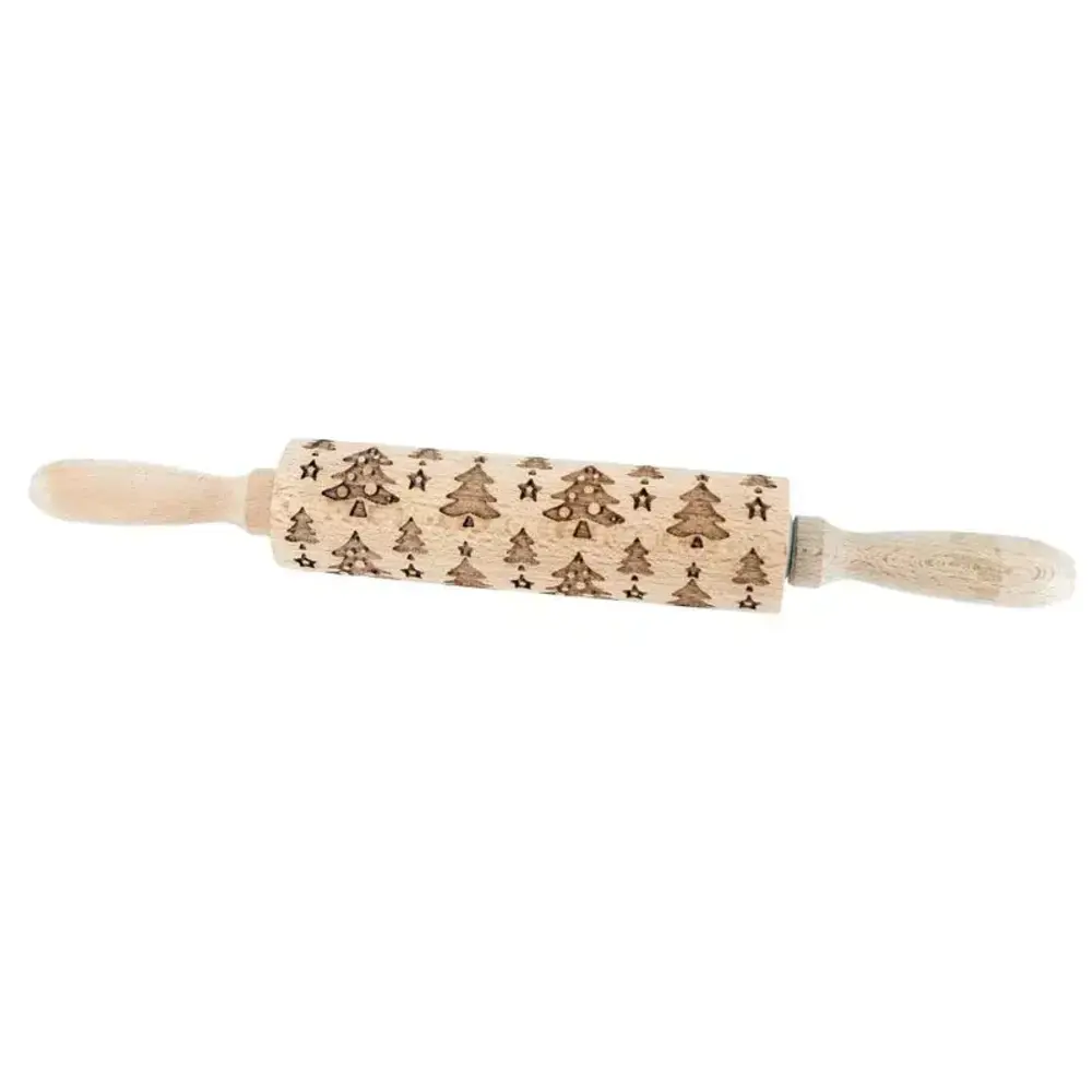 Patis Decor Roller met patroon 35cm kerstbomen Patis Decor Roller met patroon 35cm kerstbomen
