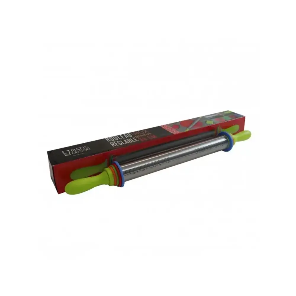Patis Decor RVS rolstok met geleiders 35cm Patis Decor RVS rolstok met geleiders 35cm