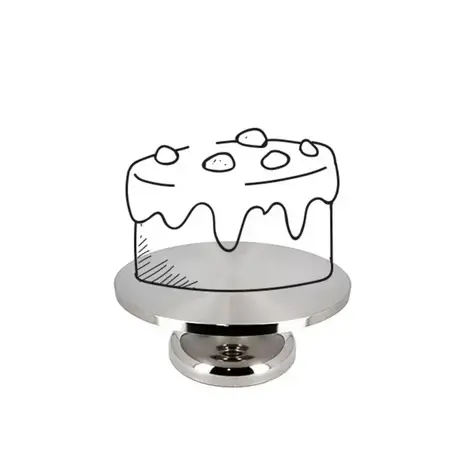 Patis Decor RVS draaiplateau 30cm /1 Patis Decor RVS draaiplateau 30cm /1