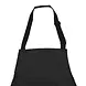 Patis Decor Adjustable black and white striped apron with two pockets, cotton and polyester Patis Decor Adjustable black and white striped apron with two pockets, cotton and polyester
