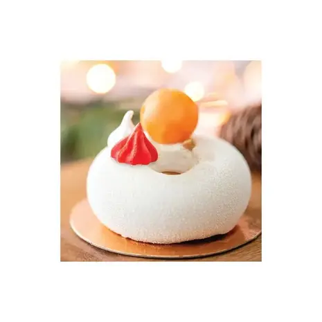 Patis Decor Siliconen mal van platinumsilicone voor entremets en taarten, 14,6 x 13 cm