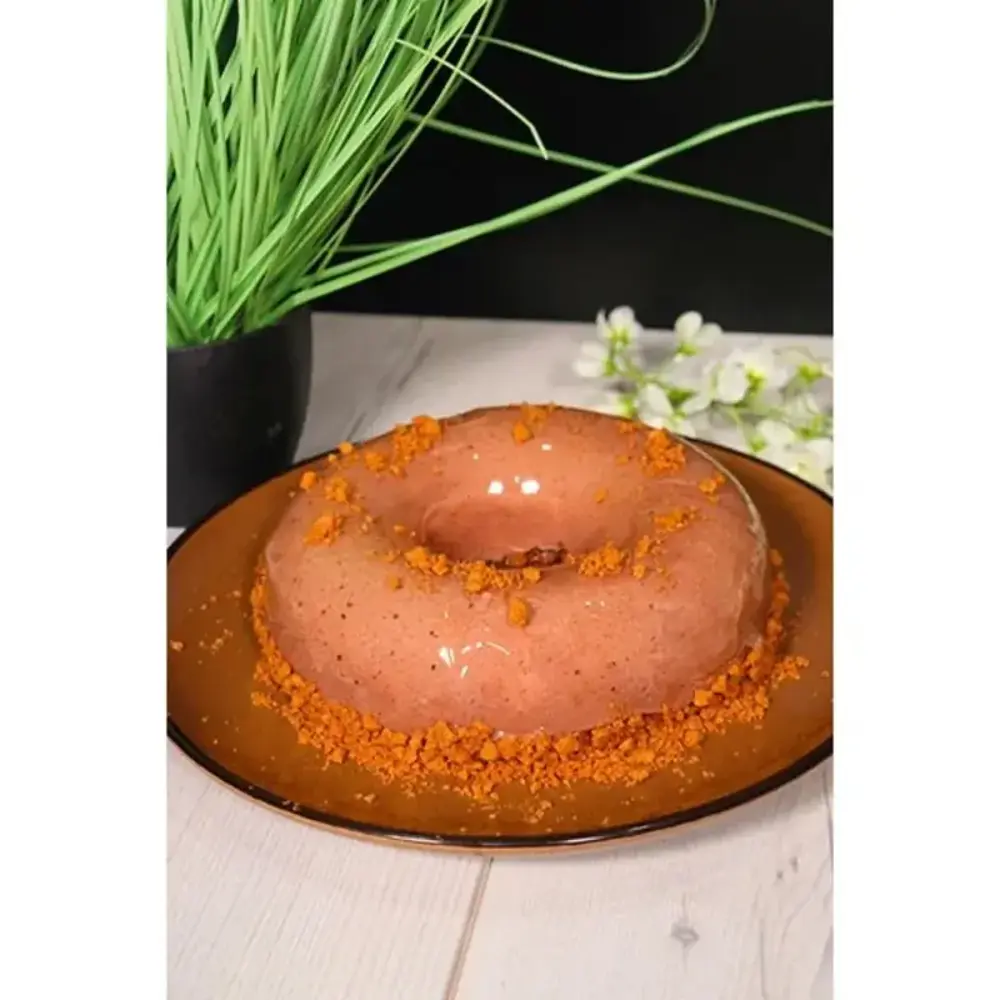 Patis Decor Platinum silicone savarin mold for entremets and cakes, 19.5 cm diameter