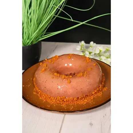 Patis Decor Platinum silicone savarin mold for entremets and cakes, 19.5 cm diameter
