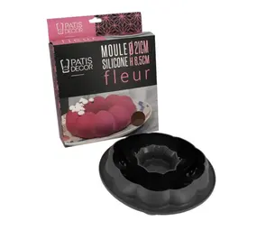 Patis Decor Siliconen mal, bloem, 21 cm