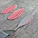 Patis Decor Rvs spatel voor het vormen van chocoladeblaadjes, 23 mm Patis Decor Rvs spatel voor het vormen van chocoladeblaadjes, 23 mm
