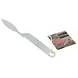 Patis Decor Rvs spatel voor het vormen van chocoladeblaadjes, 23 mm Patis Decor Rvs spatel voor het vormen van chocoladeblaadjes, 23 mm