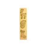 Patis Decor Speculaasplank 3 figuren Kerst 1 Patis Decor Speculaasplank 3 figuren Kerst 1