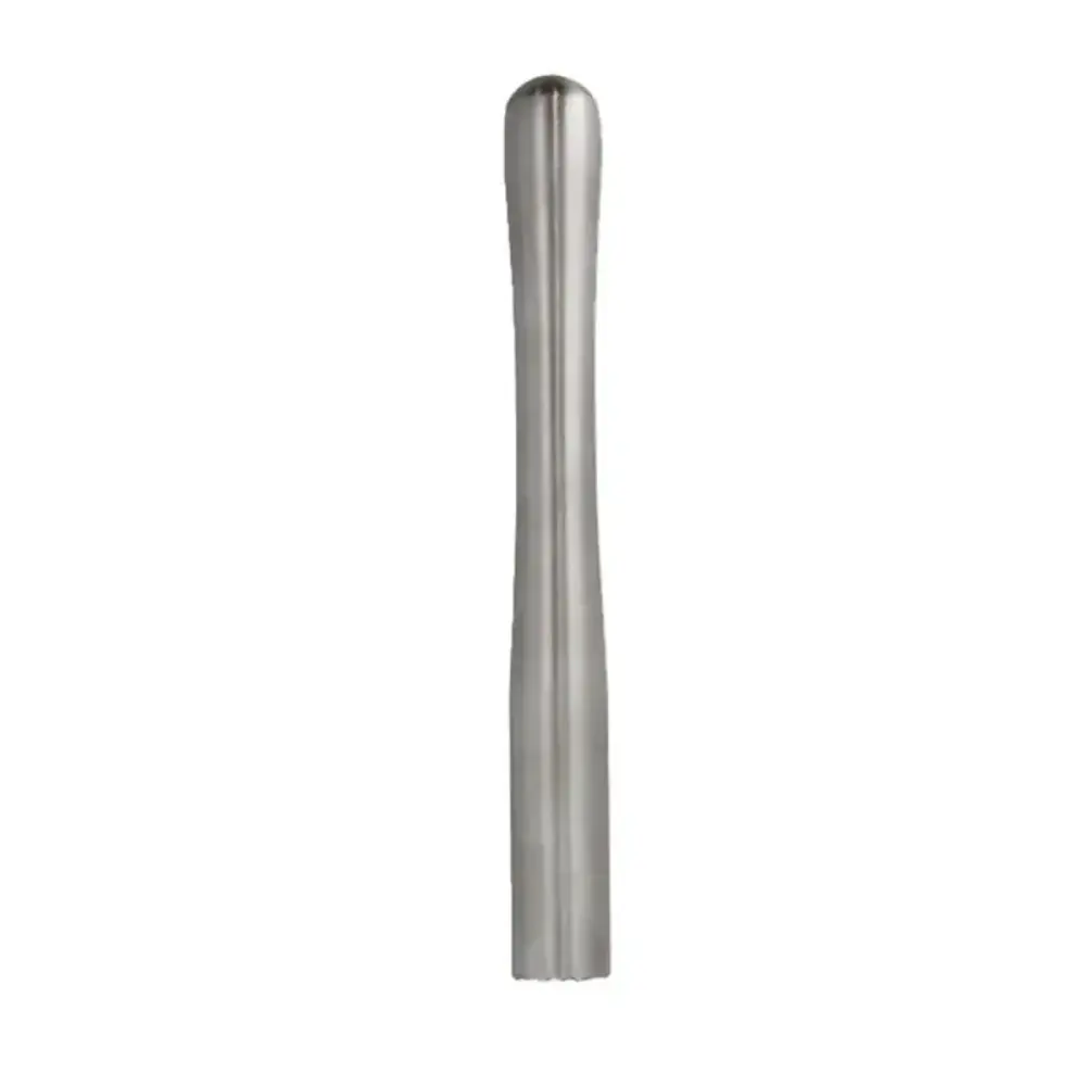 Patis Decor Ergonomic toothed stainless steel cocktail muddler, 23 cm Patis Decor Ergonomic toothed stainless steel cocktail muddler, 23 cm