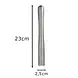 Patis Decor Ergonomic toothed stainless steel cocktail muddler, 23 cm Patis Decor Ergonomic toothed stainless steel cocktail muddler, 23 cm