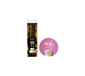 Patis Decor Gold sparkler number candle, 1, 18 cm