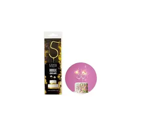 Patis Decor Gold sparkler number candle, 5, 18 cm