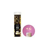 Patis Decor Gouden sterretjeskaars, cijfer 8, 18 cm