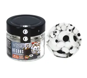 Patis Decor Eetbare suikeroogjes, gemengde maten 7 tot 18 mm, 50 g
