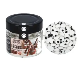 Patis Decor Edible sugar eyes, small 7 mm, 50 g