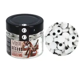 Patis Decor Eetbare suikeroogjes, middelgroot 10 mm, 50 g