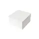 Patis Decor Witte vierkante kartonnen taartdoos voor het verpakken en vervoeren van taarten, 20,3 x 20,3 x 20 cm Patis Decor Witte vierkante kartonnen taartdoos voor het verpakken en vervoeren van taarten, 20,3 x 20,3 x 20 cm