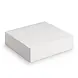 Patis Decor White square cardboard cake box for packing and transporting cakes, 26 x 26 x 5 cm Patis Decor White square cardboard cake box for packing and transporting cakes, 26 x 26 x 5 cm