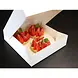 Patis Decor White square cardboard cake box for packing and transporting cakes, 35 x 35 x 5 cm Patis Decor White square cardboard cake box for packing and transporting cakes, 35 x 35 x 5 cm