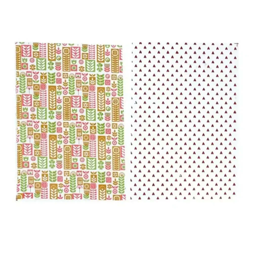 Patis Decor Chocolade transfervellen met hartjes en Scandinavische motieven voor het versieren van chocolade, set van 4