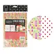 Patis Decor Chocolate transfer sheets with hearts and Scandinavian motifs designs for decorating chocolate, set of 4