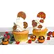 Patis Decor Chocolate transfer sheets with assorted Christmas motifs designs for decorating chocolate, set of 4