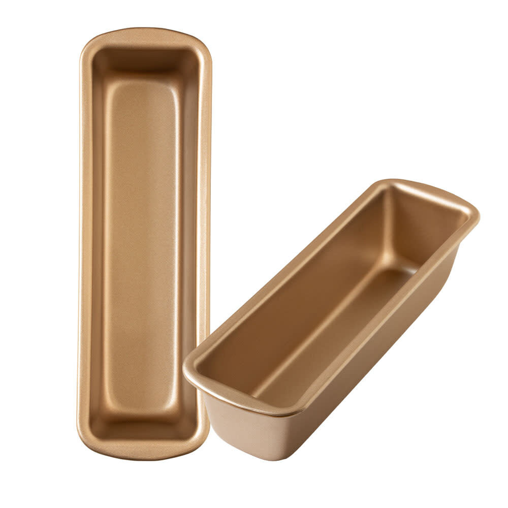 Decora Antiaanbak metalen slim cake-vorm, rose gold-afwerking, 26 x 8 cm