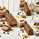 Decora Antiaanbak metalen slim cake-vorm, rose gold-afwerking, 21 x 8 cm